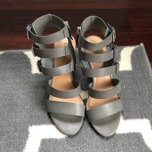 Crown vintage wedge sandals